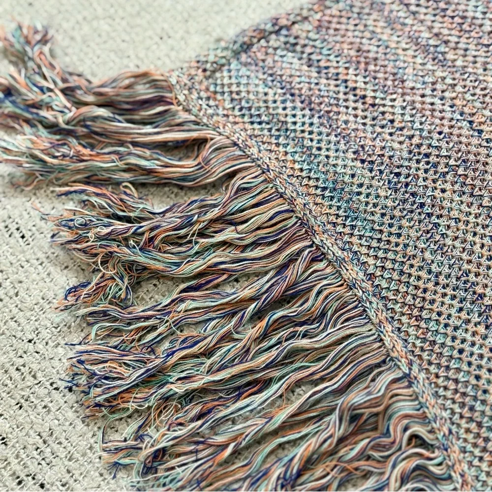 Multicolor Knit Fringe Dress Size S by Future Collective & Alani Noelle - Picture 5 of 12